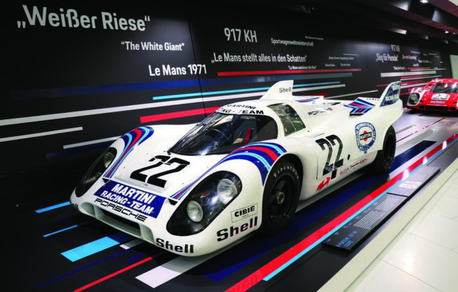 独ポルシェ・ミュージアムで開催された917の記念展、「カラーズ・オブ