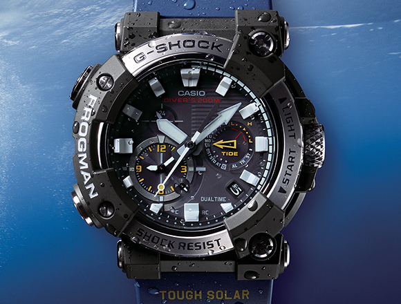 カシオ／防水性、耐磁性、耐衝撃性、視認性が備わる強者 G-SHOCK