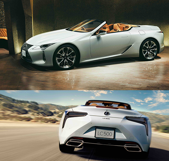 レクサスのフラッグシップクーペ、 LCにコンバーチブルが登場