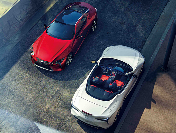 LC500 コンバーチブル ウインドスクリーン ウインドディフレクター