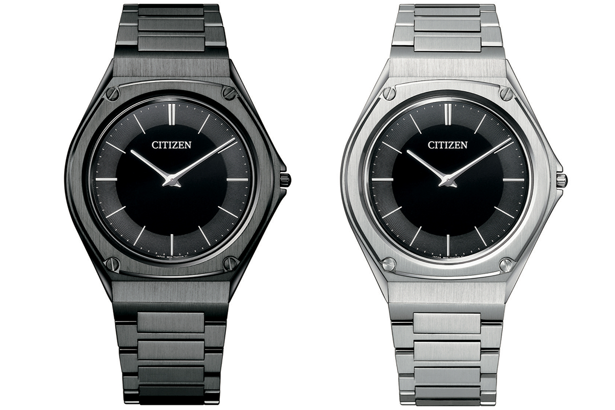 シチズン『Eco-Drive One』／ムーブメント厚、わずか1mm！ 薄さを