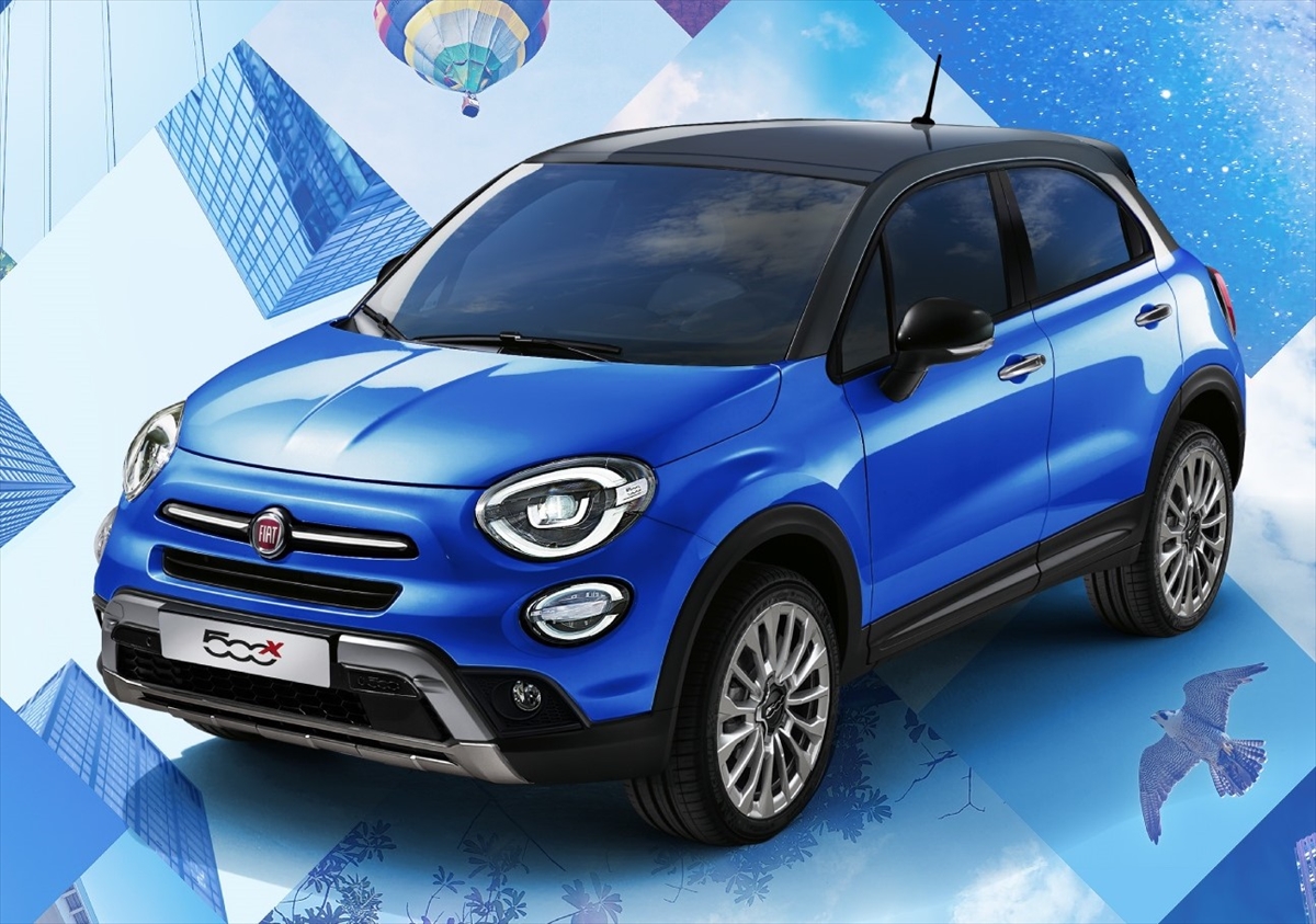 屋根の色も開放的 128台限定の特別仕様車、フィアット500Xグランビスタ