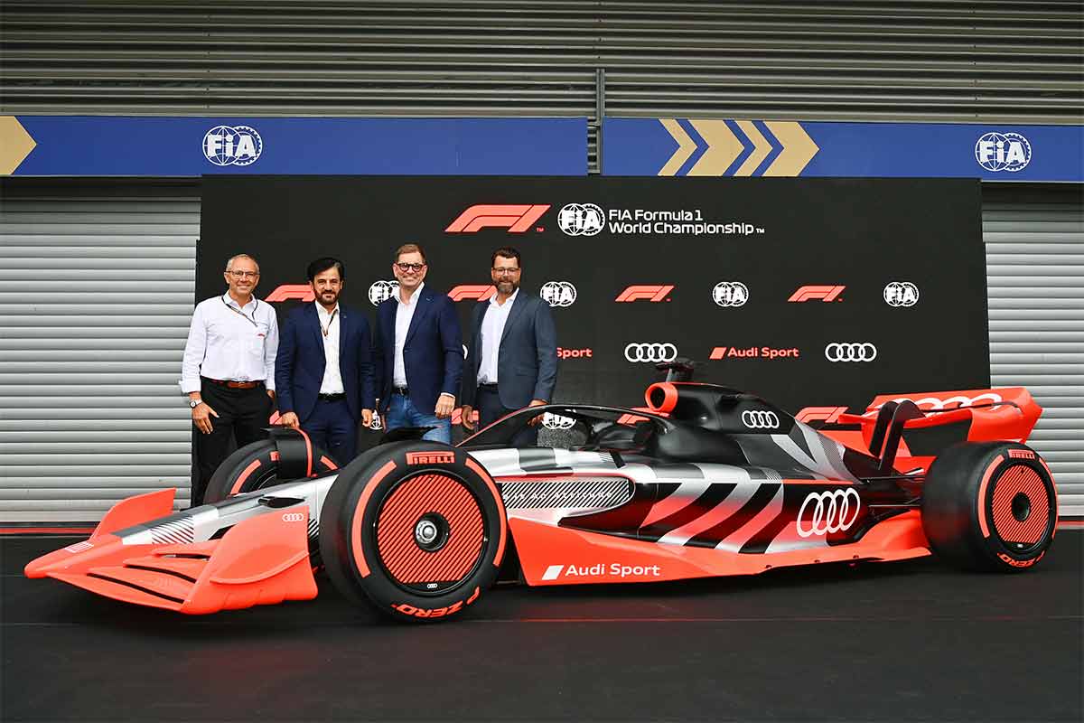 2026年からアウディがF1に参戦 メルセデスやフェラーリとガチンコ勝負