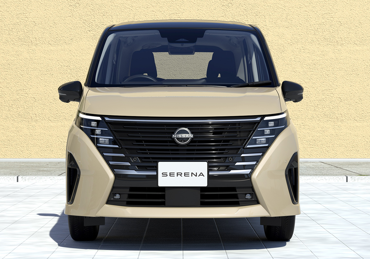 日産　セレナ　ハイウェイスター　フロントグリル　eパワー前期　新車購入取り外し AUTECHグリルにフロントグリルイルミネーション取付(その3 完成