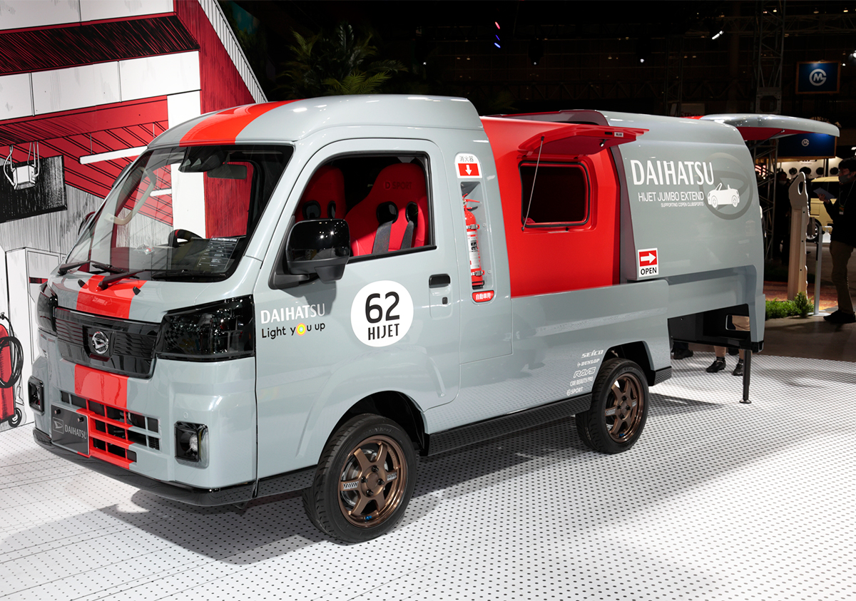 ダイハツ ハイゼットトラック テーブル カーボン仕様 ダイハツ