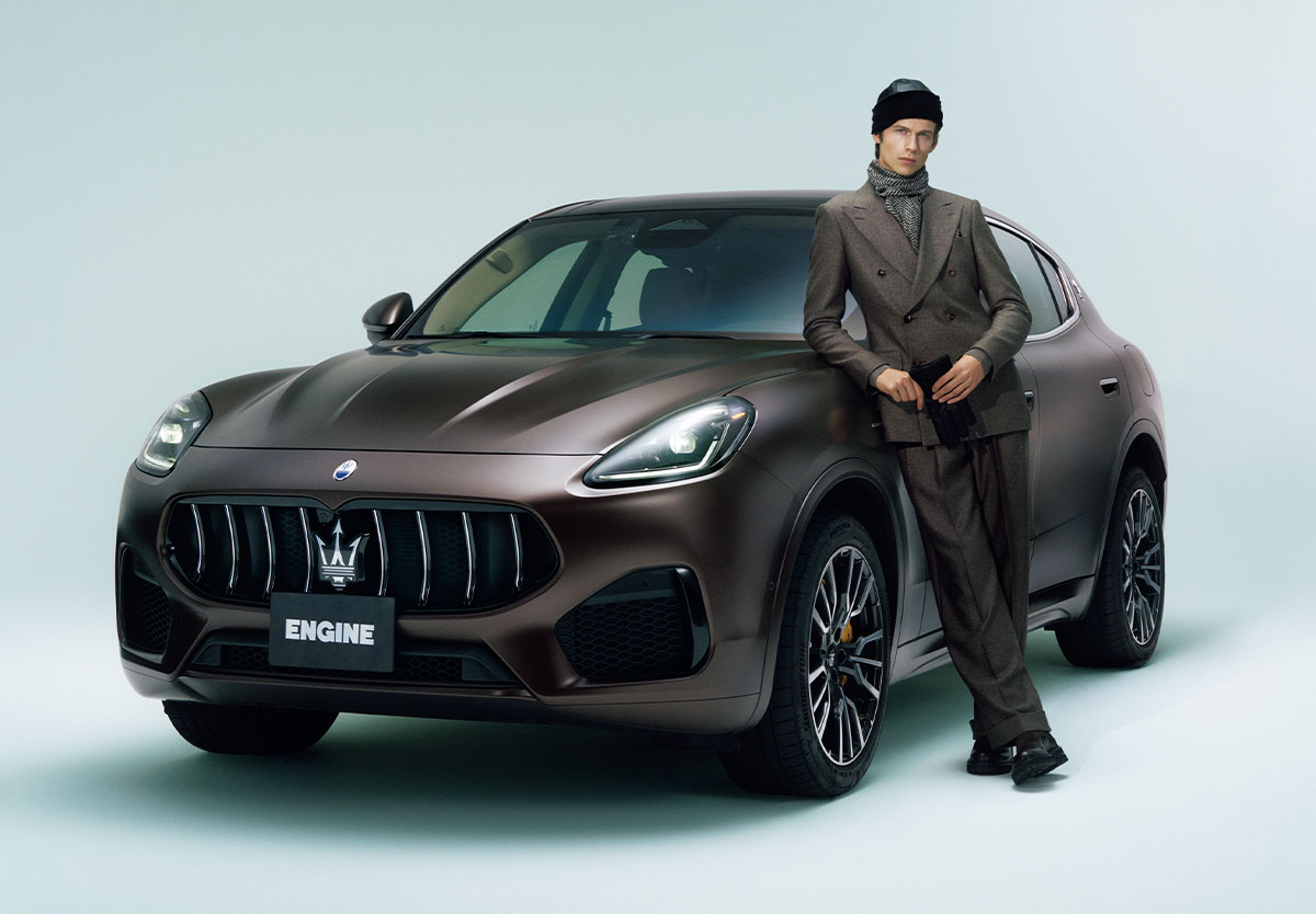 MASERATI GRECALE GT×GIORGIO ARMANI スタイリスト・祐真朋樹の「乗る