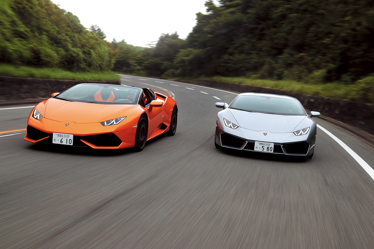 ランボルギーニ・ウラカンLP580-2とLP610-4 4WDオープンかそれとも2WD