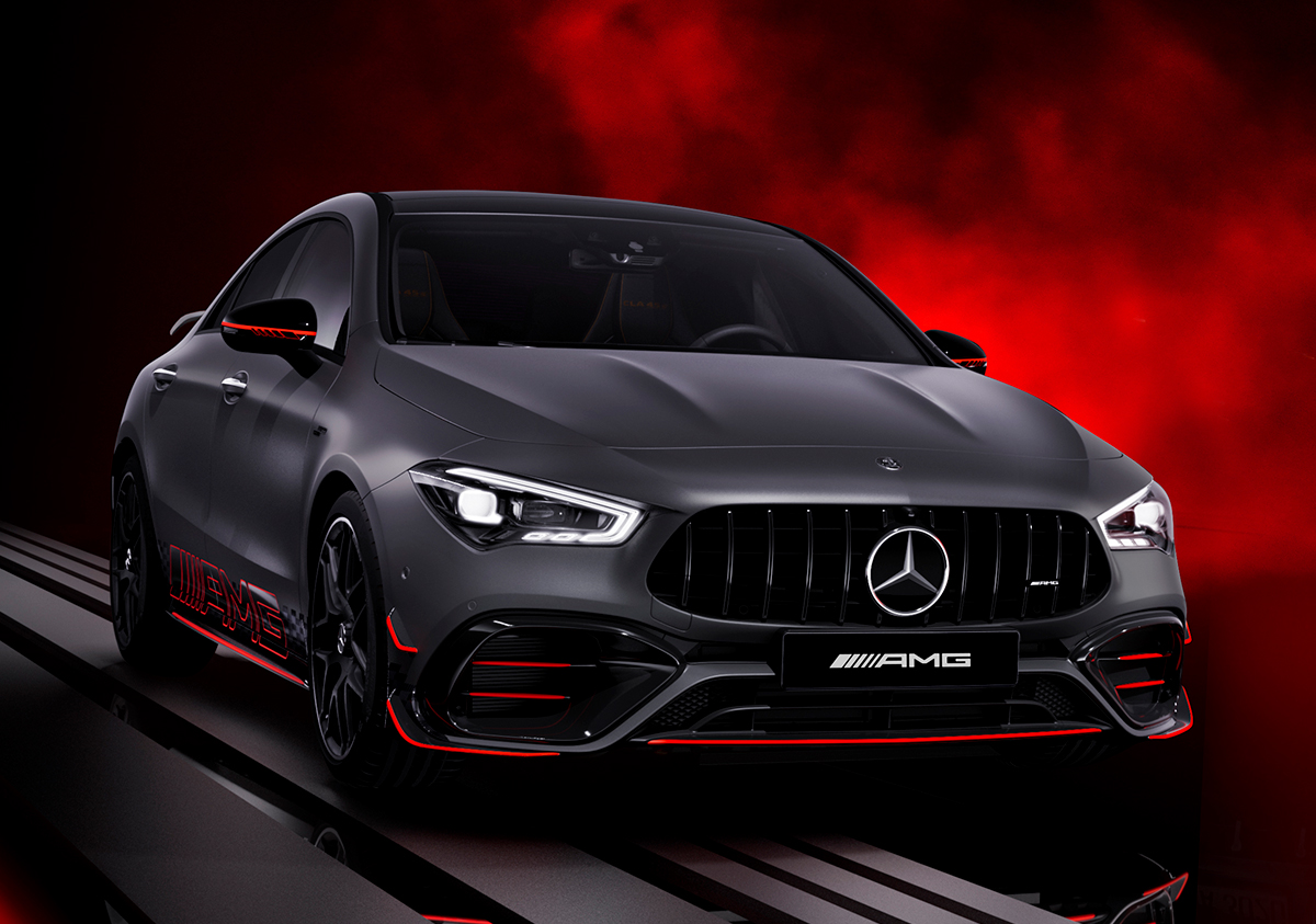 永遠のライバル 2リッターで421psの強心臓を持つメルセデスAMGの4ドア・クーペ