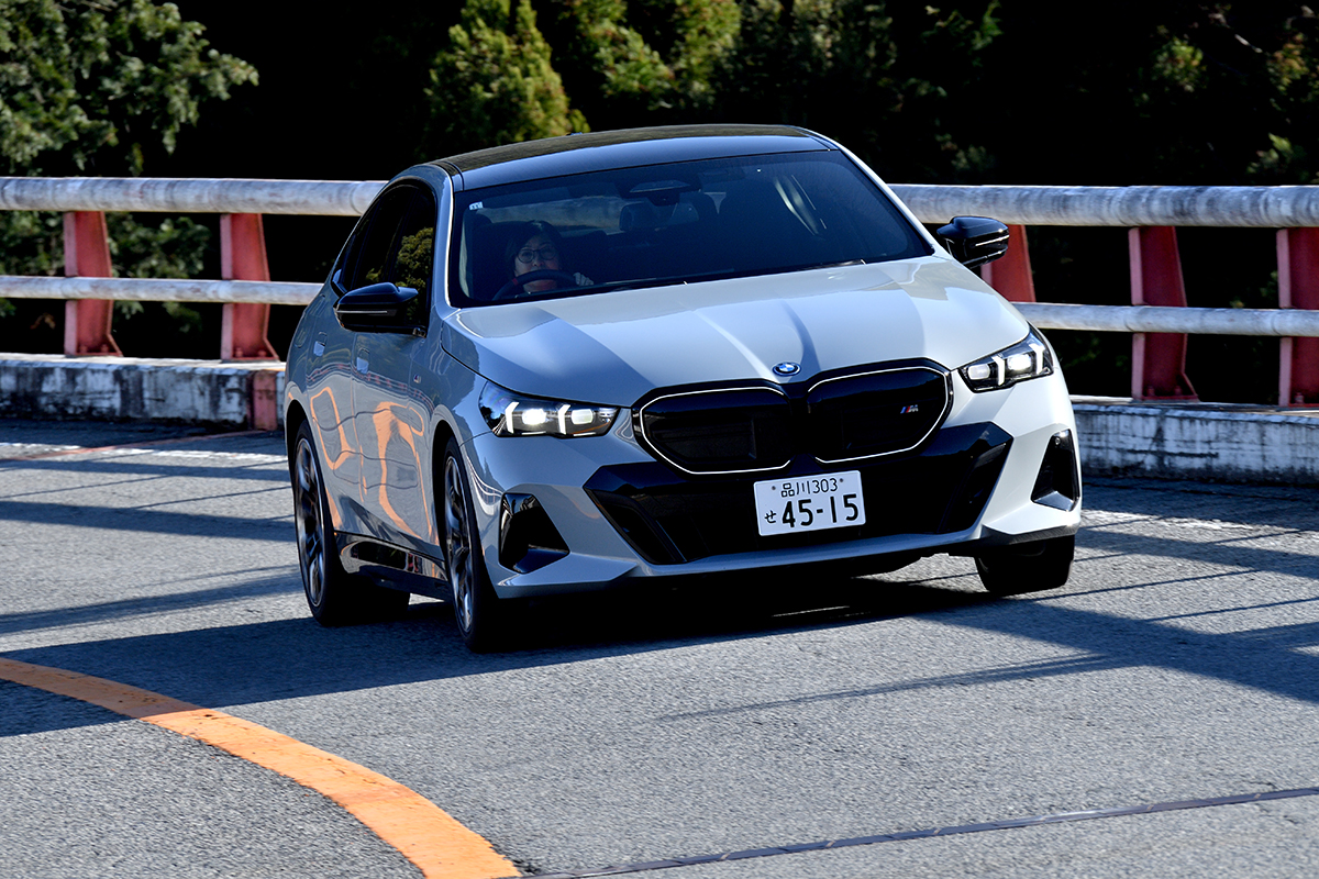 吉田由美がBMW i5 M60 xドライブに乗って思わず叫んだ本音がこれ
