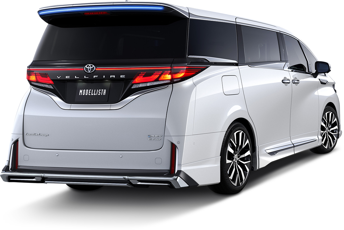 アルファードは新デザイン、ヴェルファイアはPHEV専用 モデリスタから