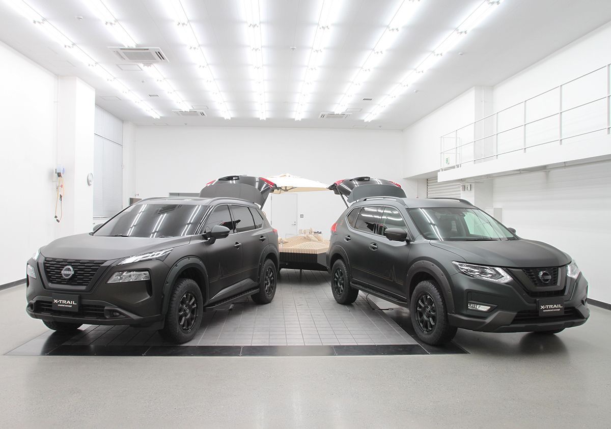 日産エクストレイルをベースにインドアの趣味をアウトドアで楽しむため 