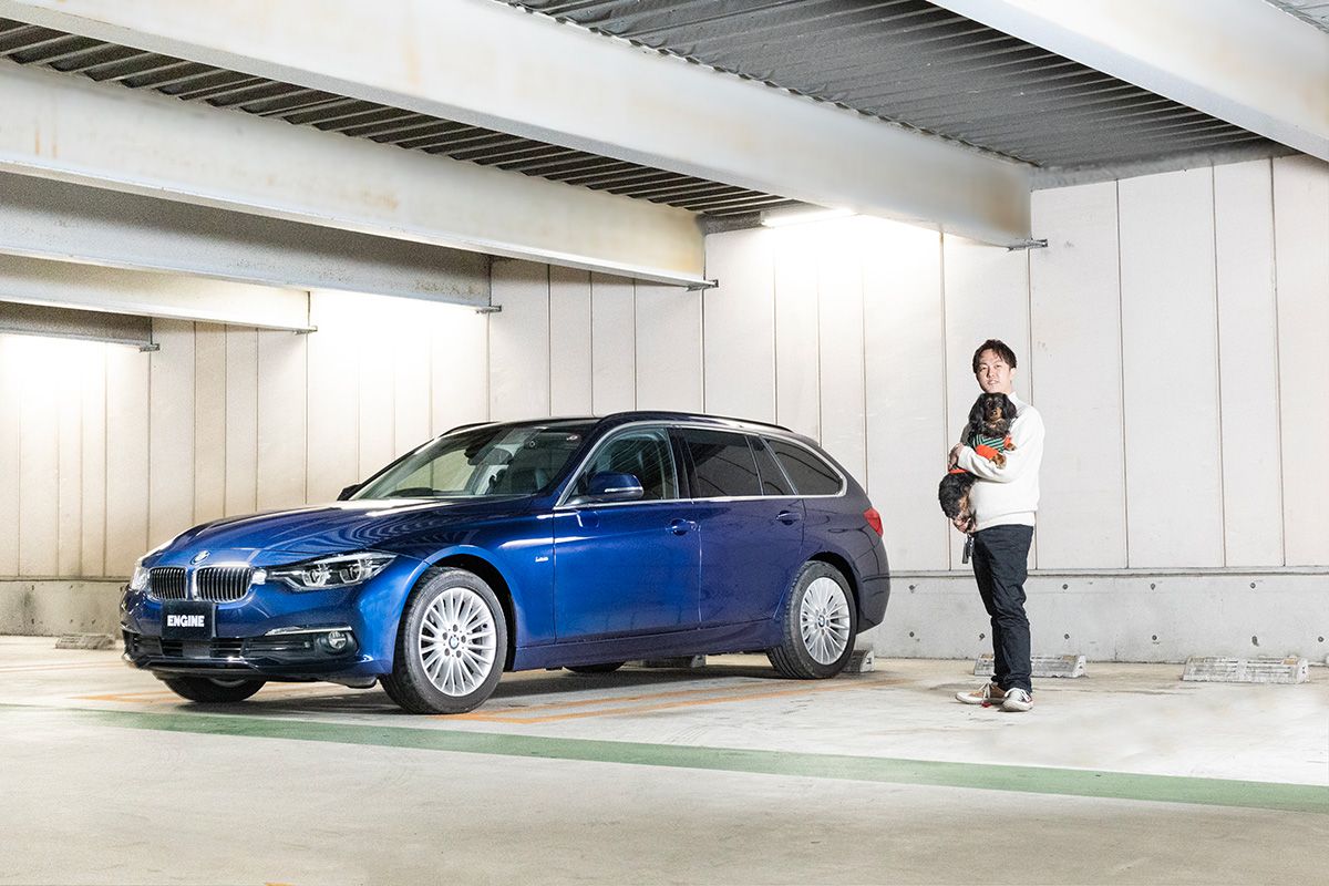 齊藤さんの愛車はBMW 3シリーズ・ツーリング。