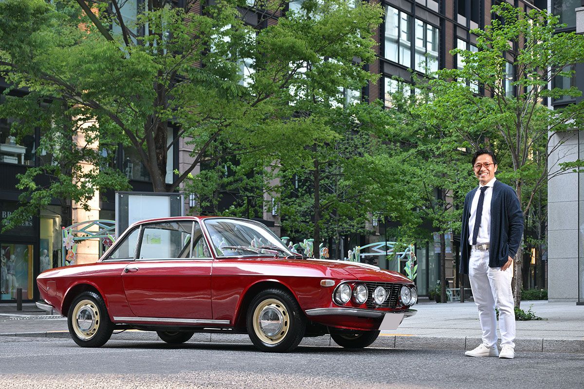 建築家・佐竹永太郎さんのランチア・フルヴィア・クーペ（1966年製）。