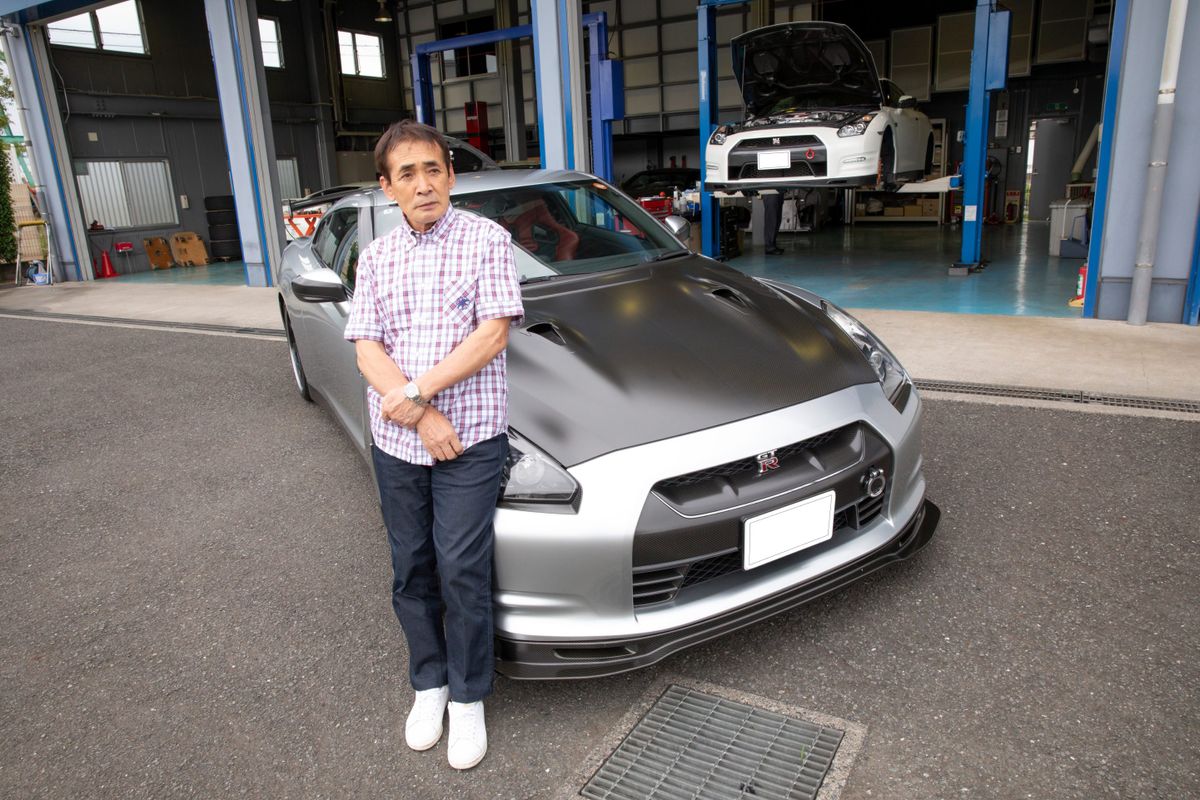 R35 GT-Rと鈴木利男さん