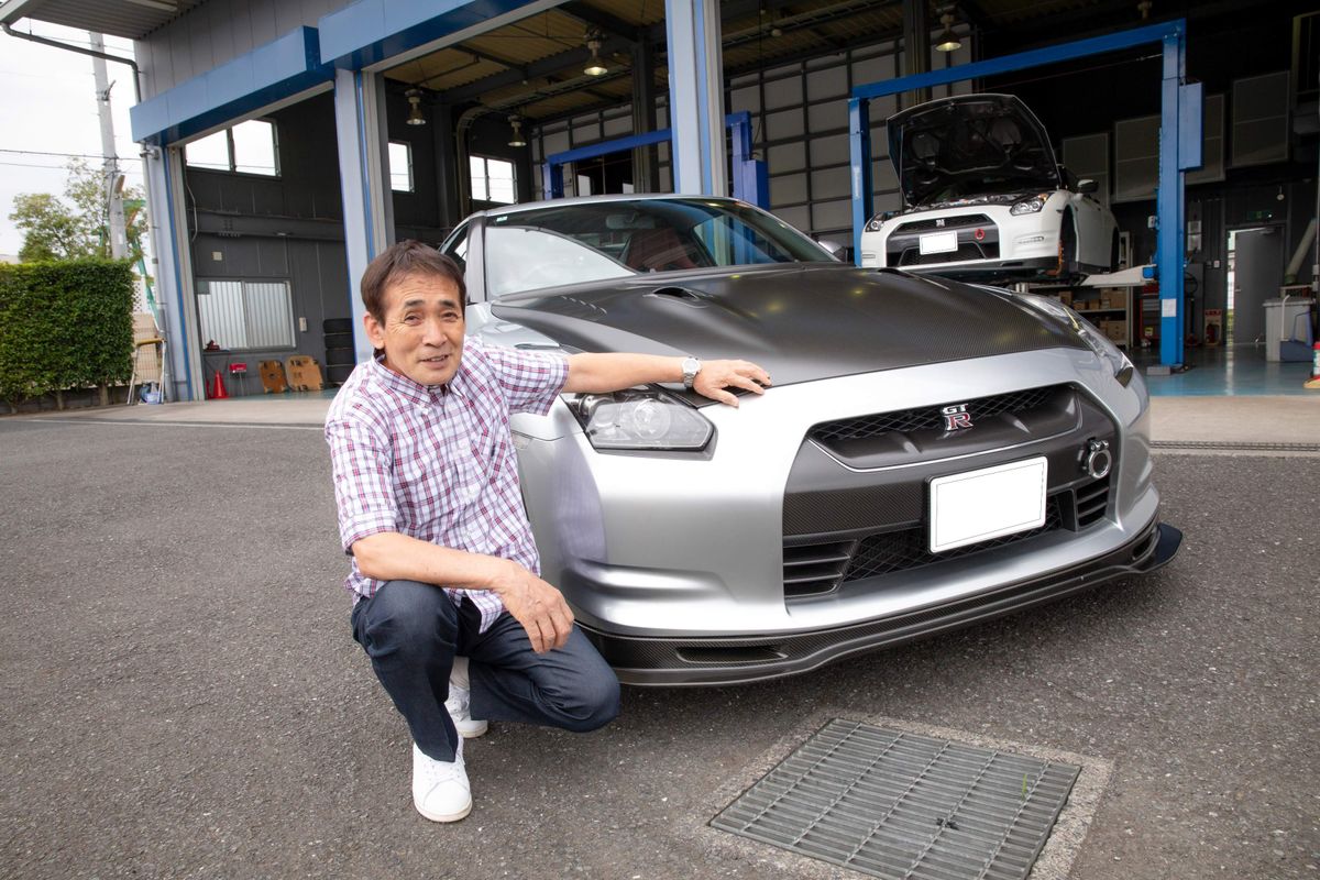 鈴木利男さんとR35 GT-R