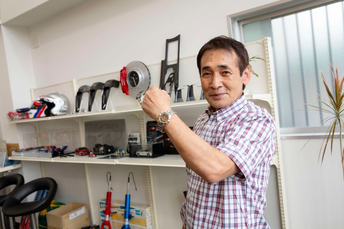 ウィナーズデイトナを着用する鈴木利男さん