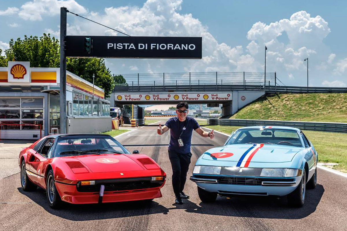 こんなスポーツカーに乗れるなんて、一生に一度の一大事！ 365GTB／4