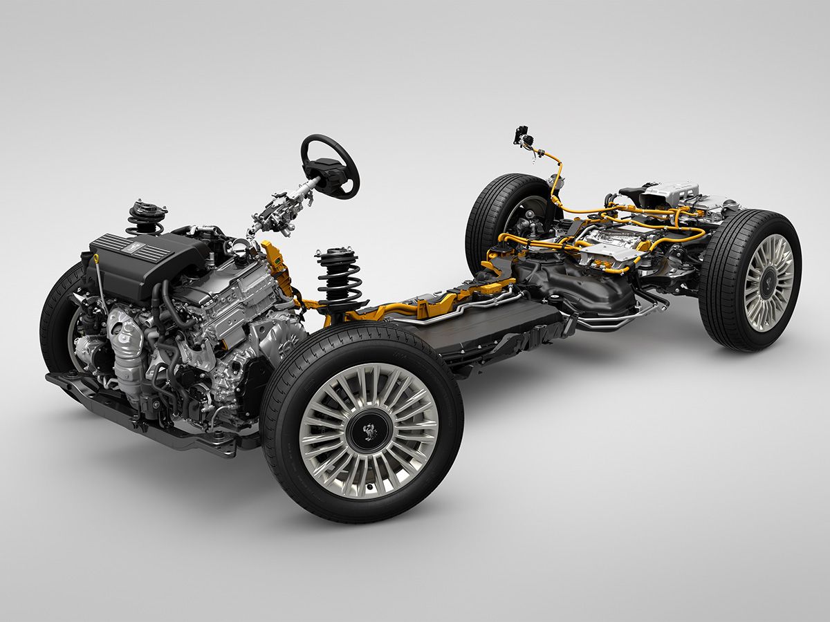 センチュリー(SUV)に搭載される3.5リッターV型6気筒プラグイン・ハイブリッド