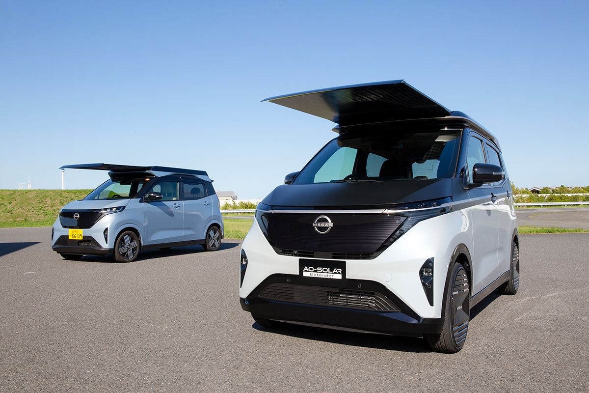 日産サクラ「Ao-Solar Extender」試作車とプロトタイプ