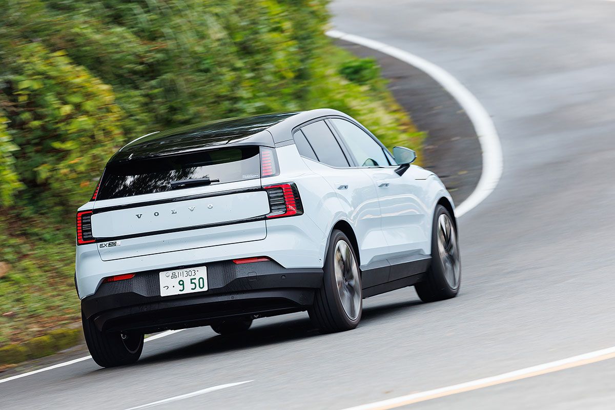 2023年にデビューしたボルボ最小のBEVとなるEX30。