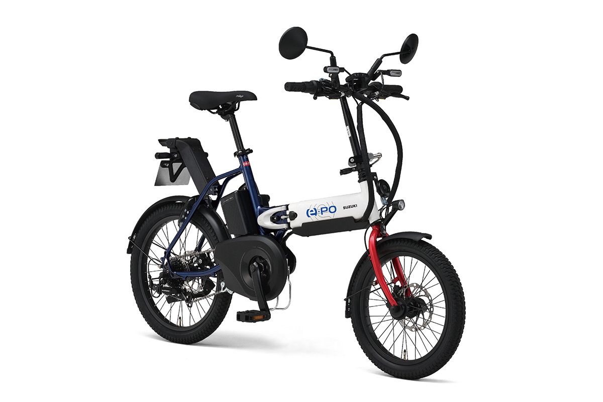 折りたたみ式ペダル付き電動バイク「e-Po」