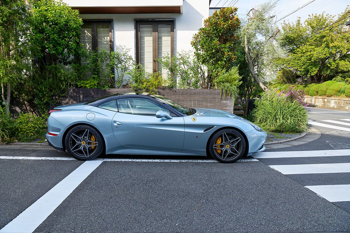 屋根は黒く塗られたバイカラー。