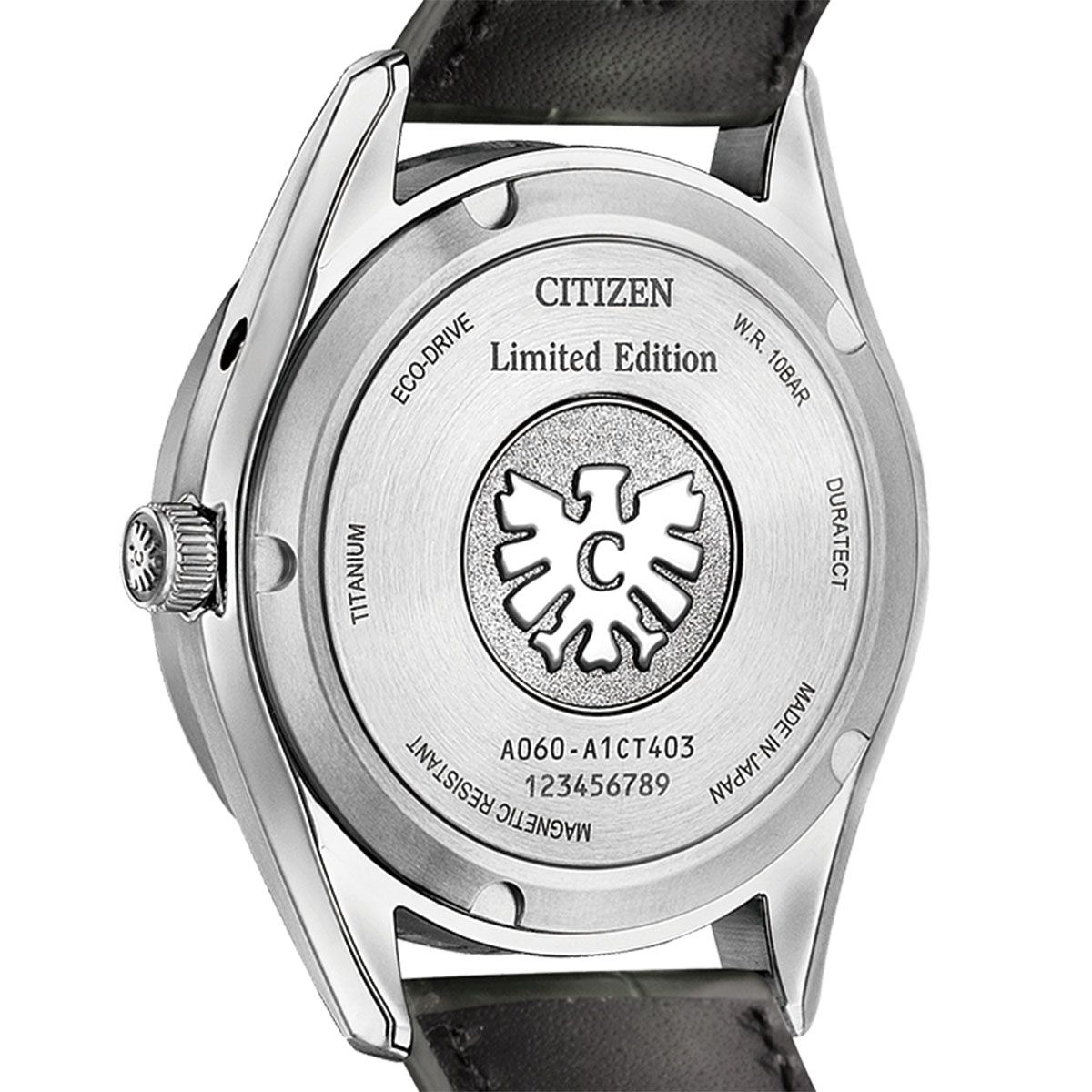 「ザ・シチズン」のイーグルマークは「常に先を見据え、理想を追求する」と「身に着ける方に永く寄り添う」意志の象徴。