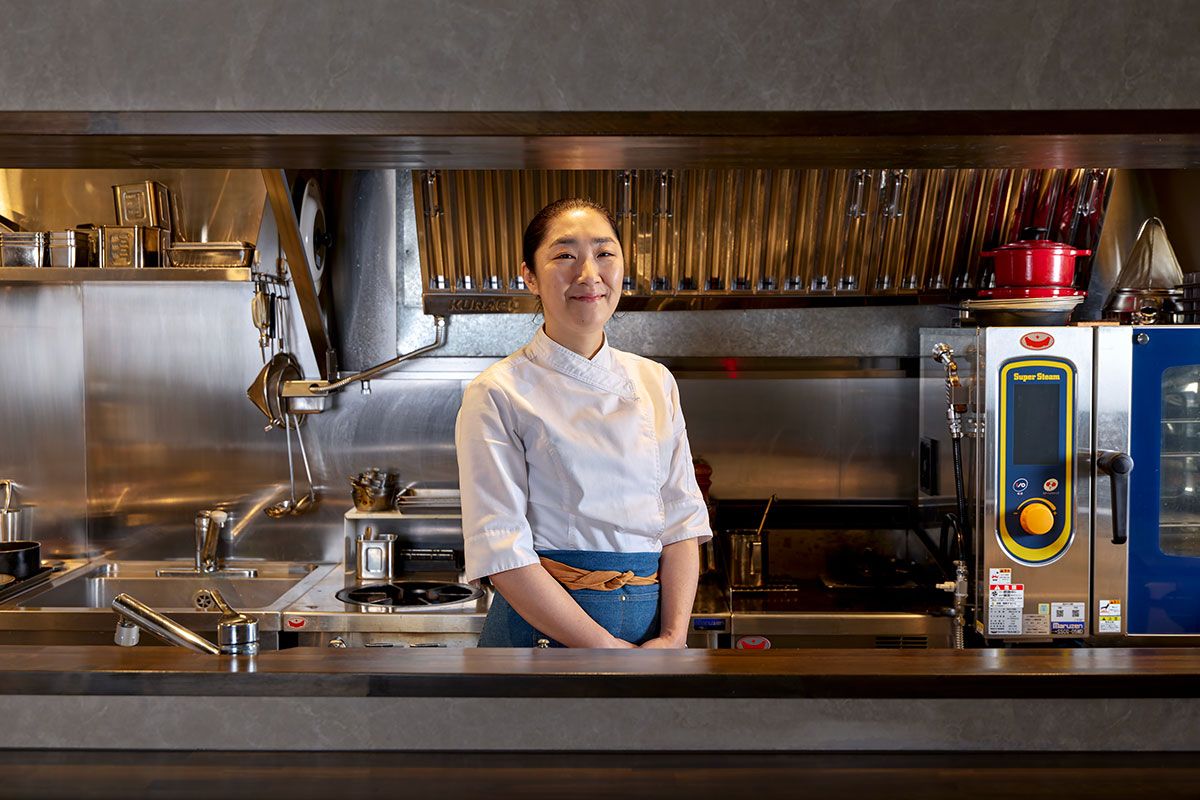 オーナーシェフの小泉敦子氏。