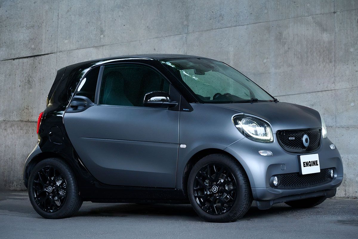 2016年にマットホワイトとマットブラック、各色限定40台で販売されたスマート・フォーツー・ターボ・マット・リミテッド。