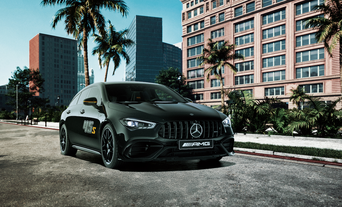 黒と黄の最終章！ メルセデスAMG CLA 45Sクーペ＆シューティング