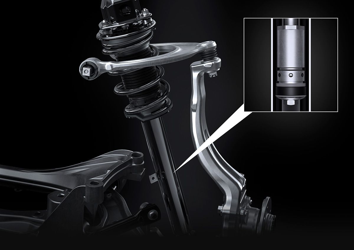 リニアソレノイド式AVSショックアブソーバー（フロント）