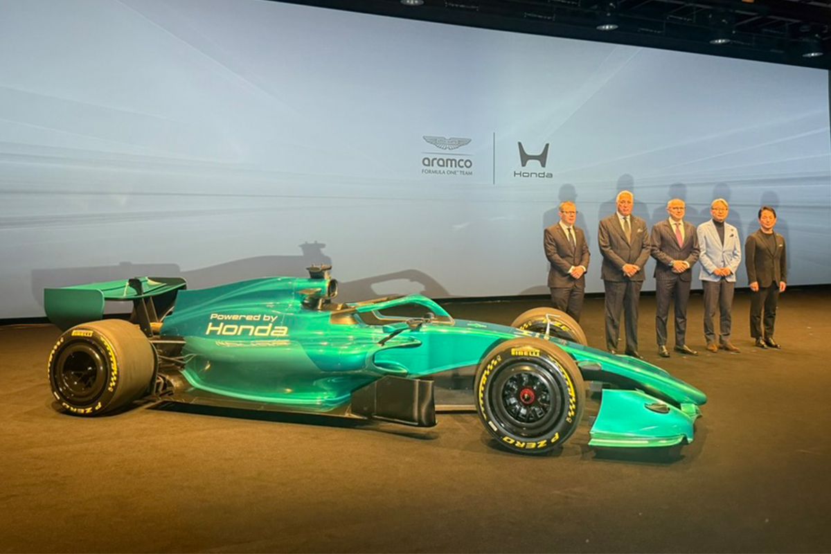 ホンダ、アストン マーティンとF1復帰へ HRC製「次世代パワーユニット 