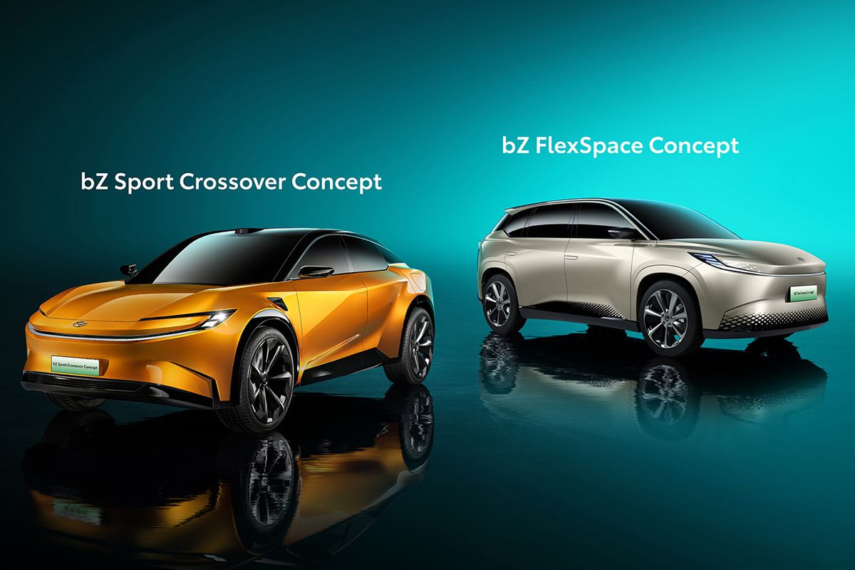bZ Sport Crossover Concept（左）／bZ FlexSpace Concept（右）