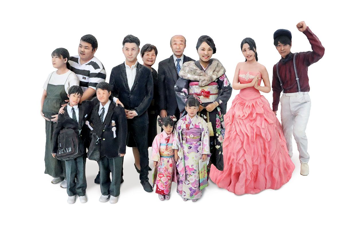 仕上がりは驚くほどリアルだが、10cm 2万2000円からと値段は意外にお手頃。