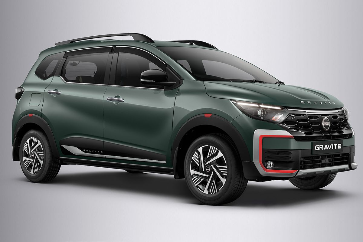 インド日産自動車会社が新たに販売する「グラバイト」。