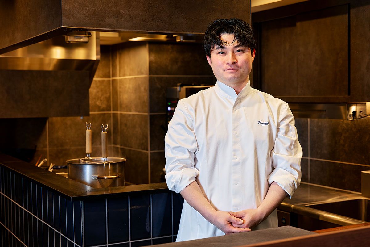 オーナーシェフの大佐古優也氏は、元「グッチ オステリア トウキョウ」のスーシェフ。