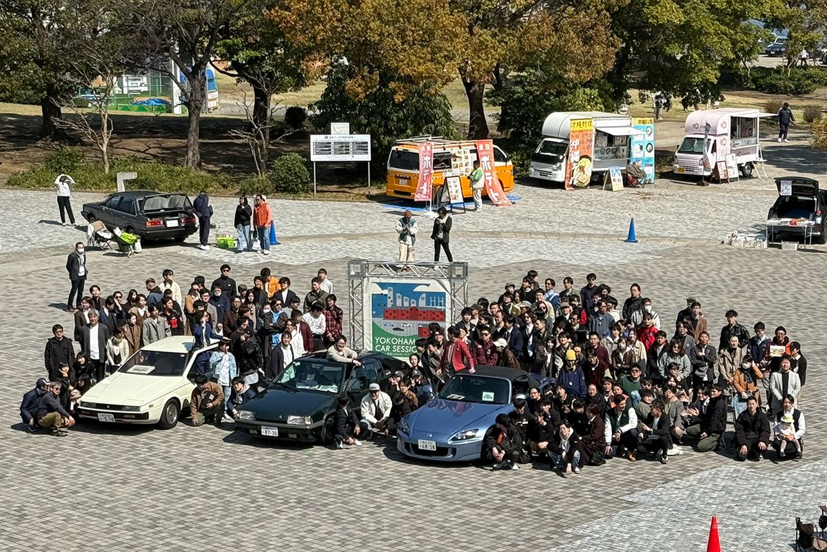 臨港パークに約120台の35歳以下オーナーが集結した