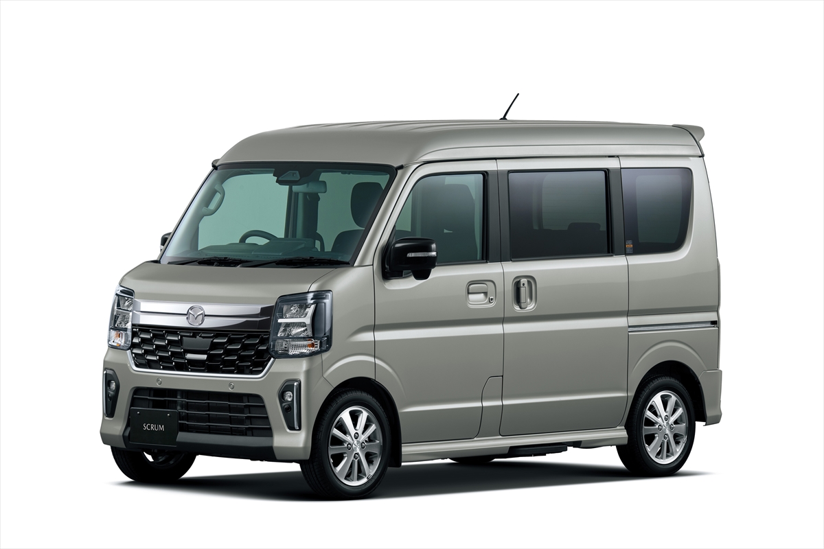 マツダスクラムターボ　スズキキャリィターボ 待望のターボを追加 マツダ・スクラムが一部改良で運転支援装置や快適