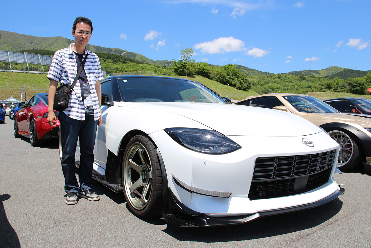 助手席なし！？ サーキット仕様にモディファイされたRZ34型日産