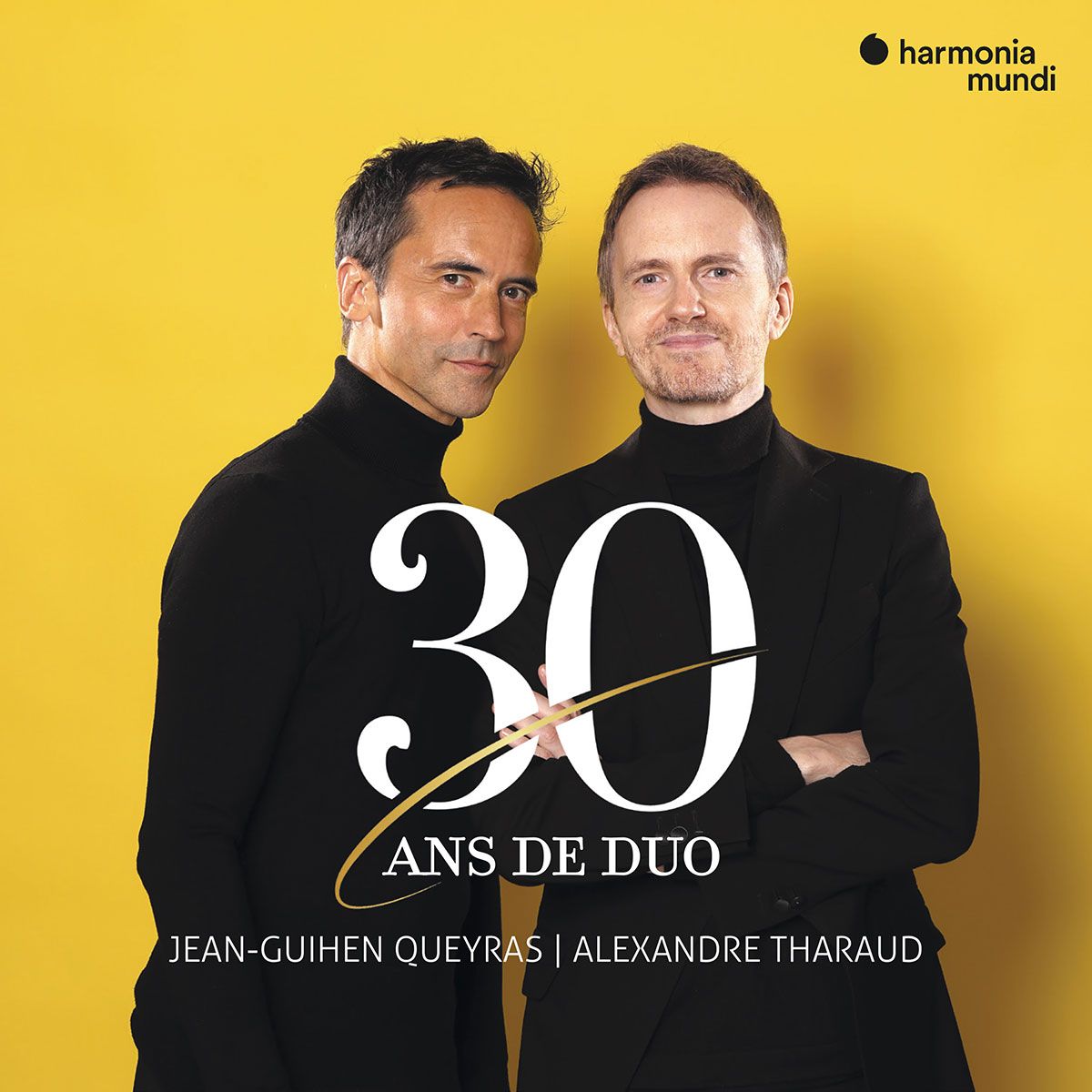 Jean-Guihen Queyras & Alexandre Tharaud  ケラスとタローはお互いに「鏡を見ているよう」というほど似た者同士で音楽はピタリと合う。ただし、性格はまったく異なり、ケラスがおおらかで社交的、タローはひとりでいるのが好きで内省的。そんな彼らが30年の共演を記念し、美しい旋律に彩られた名曲や小品を集めて2枚組のアルバムにまとめ上げた。新録音も含まれ、二人の足跡が堪能できる。（ファインアーツ・ミュージック）